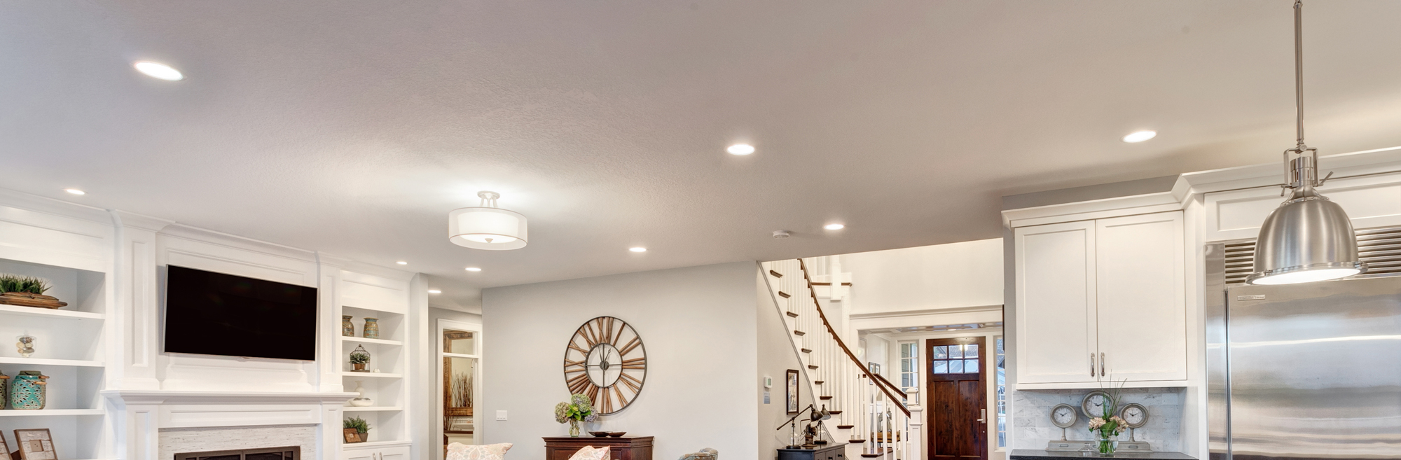 retrofit downlights in an older home